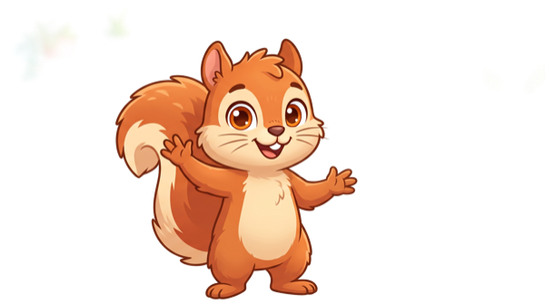 Alarmando squirrel mascot